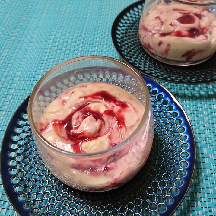 ジャムでマーブルデザート レシピ 作り方 By ビッグさん 楽天レシピ